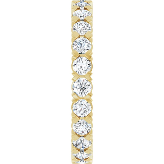 Lab Diamond Wedding Band