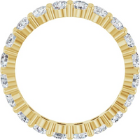 Lab Diamond Wedding Band