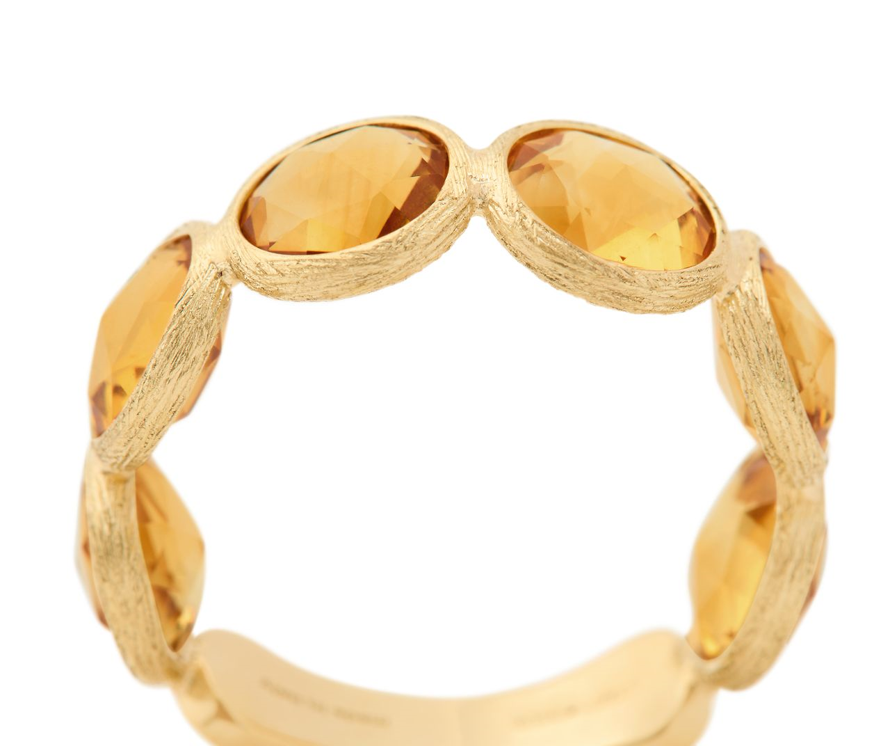 Marco Bicego 18K Yellow Gold Yellow Quartz Jaipur Ring