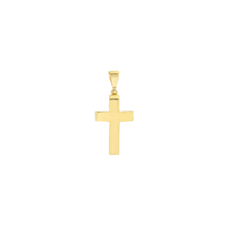 14K Yellow Gold 3D Cross - NAGI