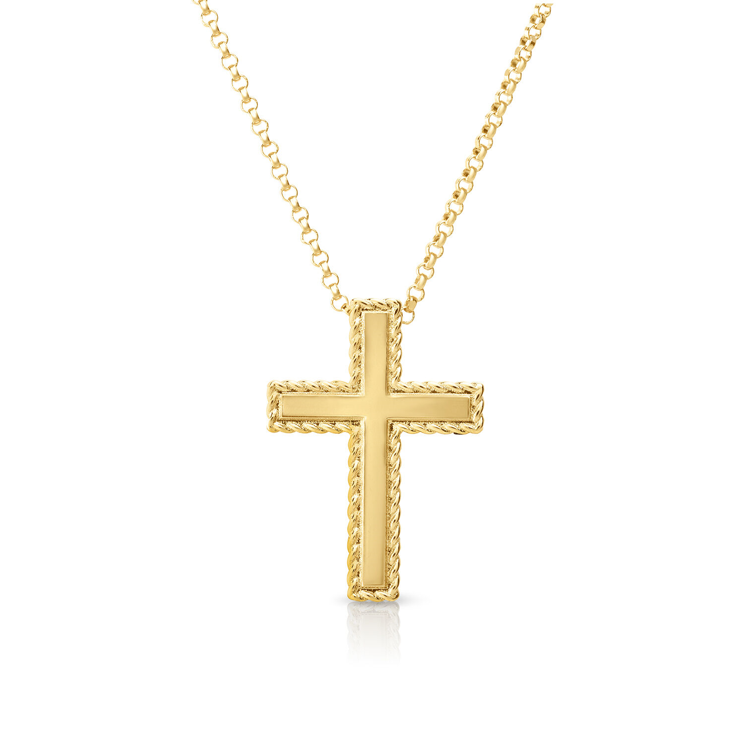 Roberto Coin 18K Yellow Gold Princess Cross Necklace