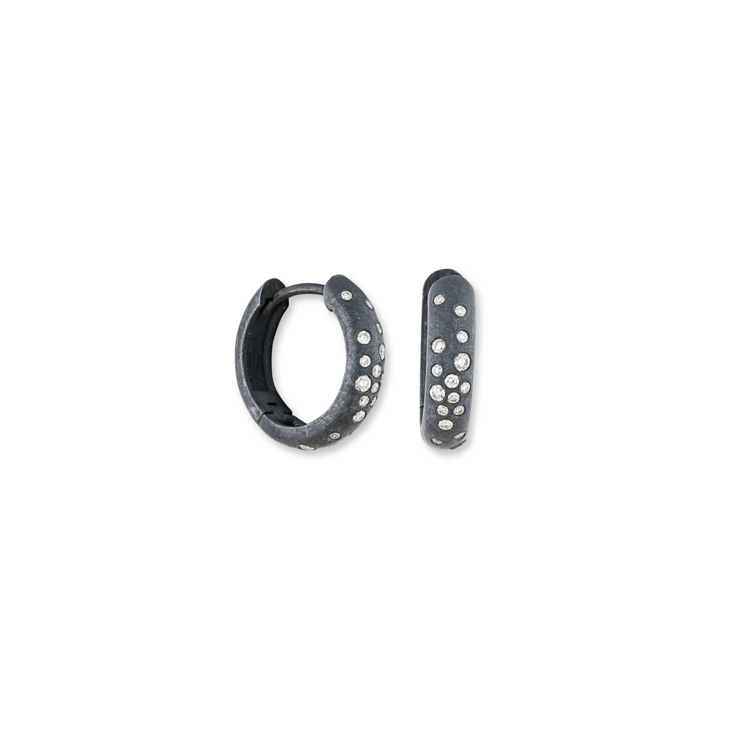 Silver Earrings - Color Stones and/or Diamond