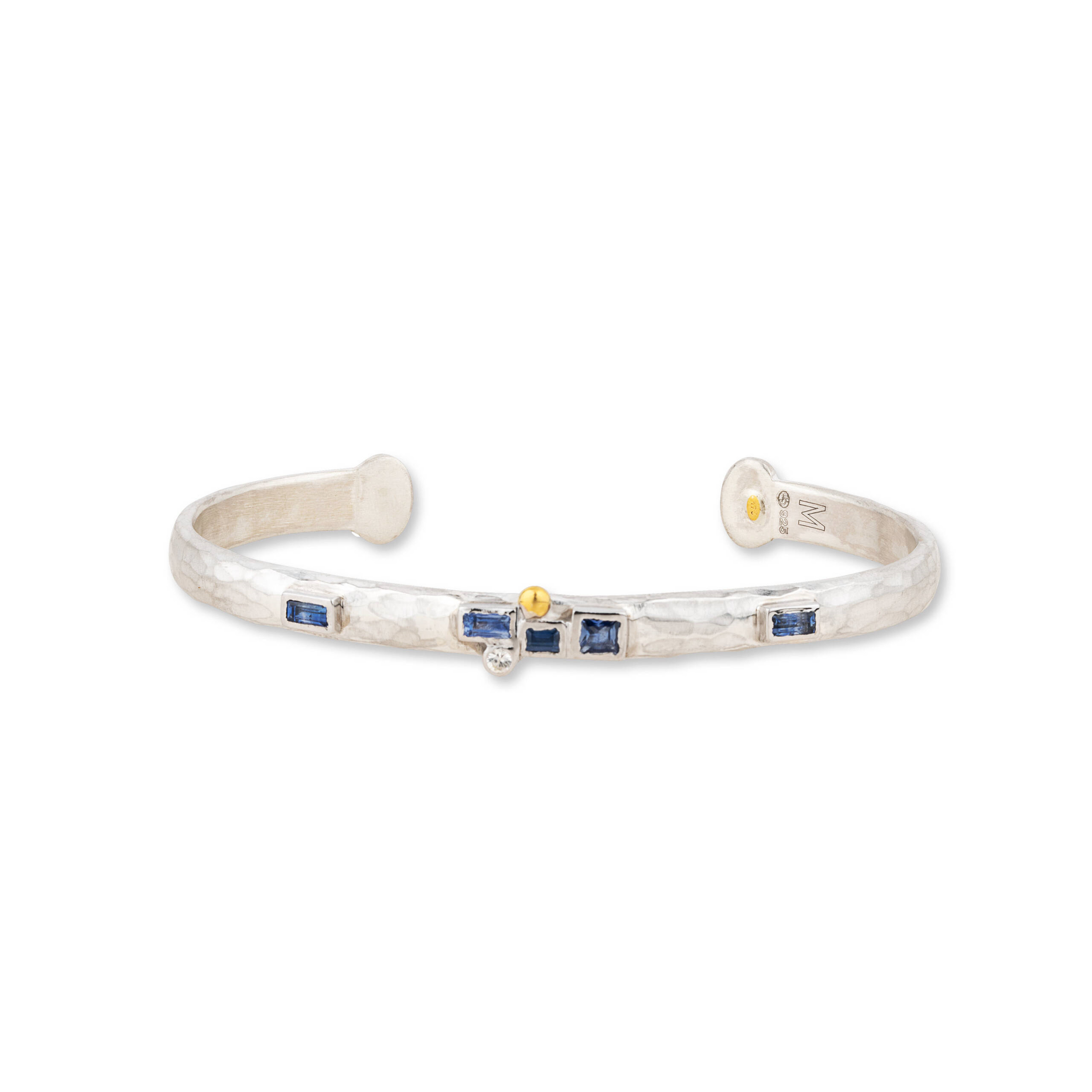 Mixed Metal Bracelet- Color Stone and/or Diamond
