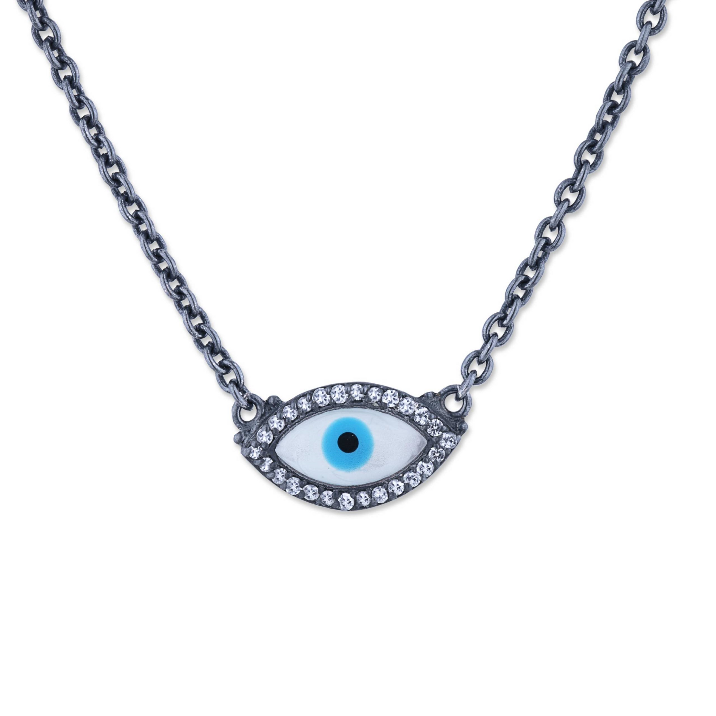 Silver Necklaces- Color Stones and/or Diamond