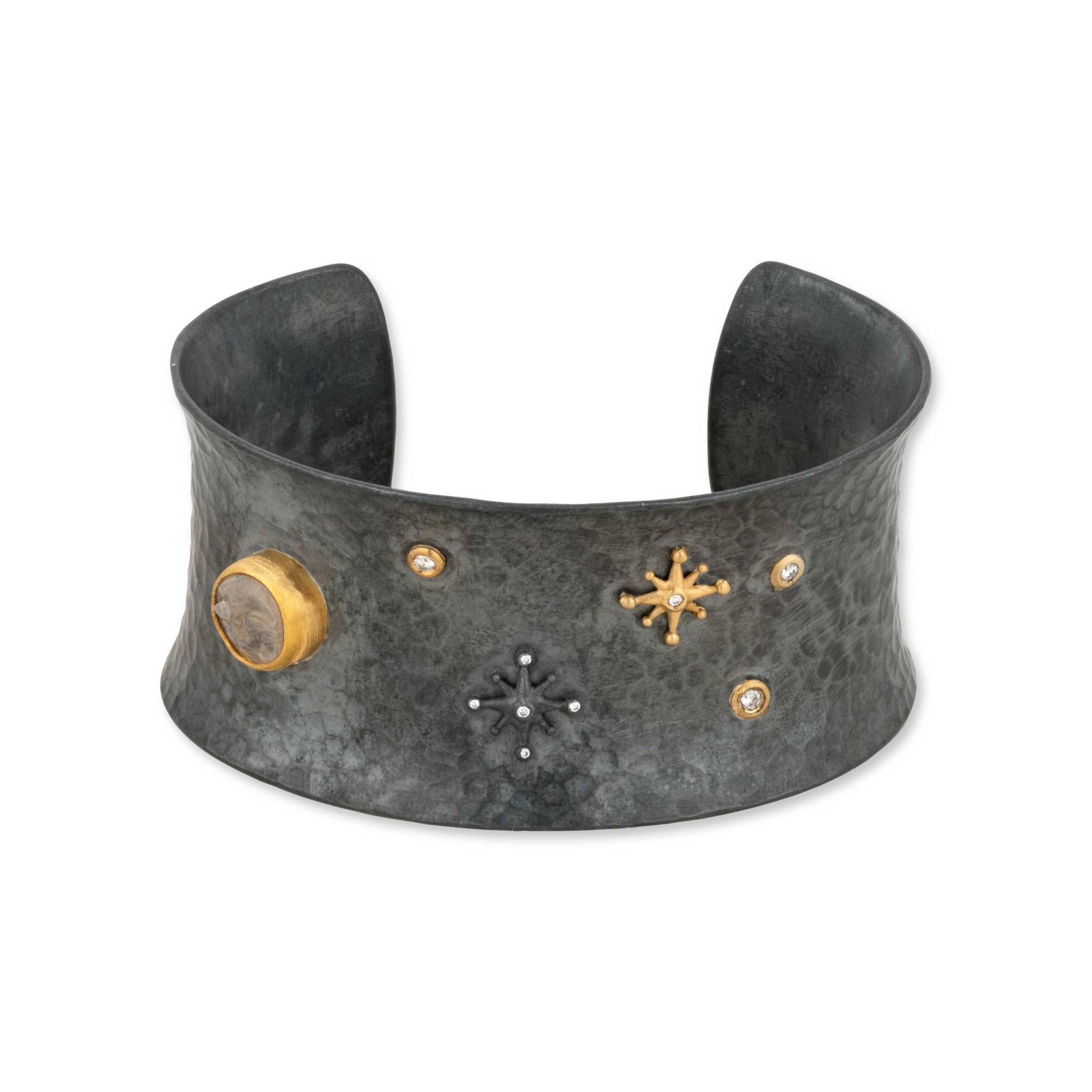 Mixed Metal Bracelet- Color Stone and/or Diamond