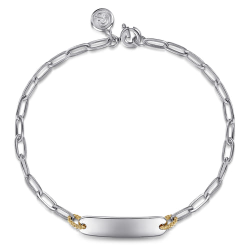 Mixed Metal Bracelet Chain- No Stone