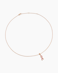David Yurman Cable Collectibles® Collection Pink Ribbon Necklace