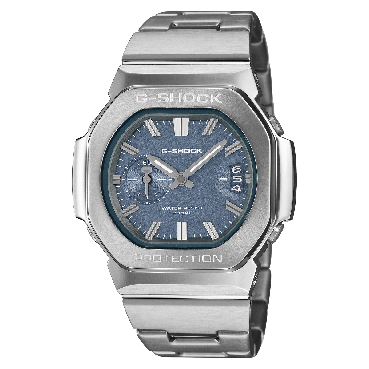 Casio G-Shock 2500 Steel Two Eye Blue Dial Watch GMC2500D-1A2