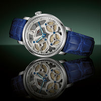 Accutron Spaceview Evolution Blue White Electrostatic Watch #26A209 - NAGI