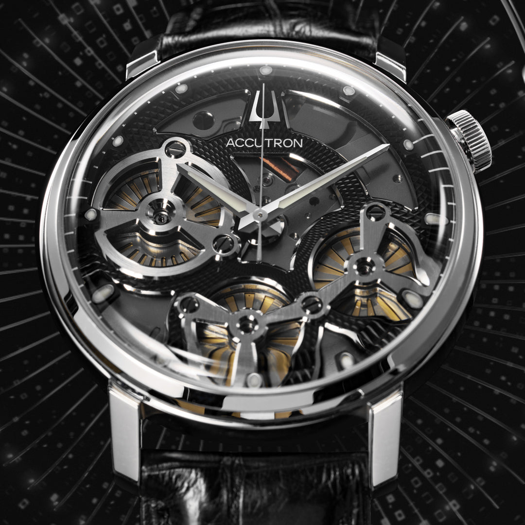 Accutron Spaceview Evolution Electroststatic 43.5MM Watch #26A210