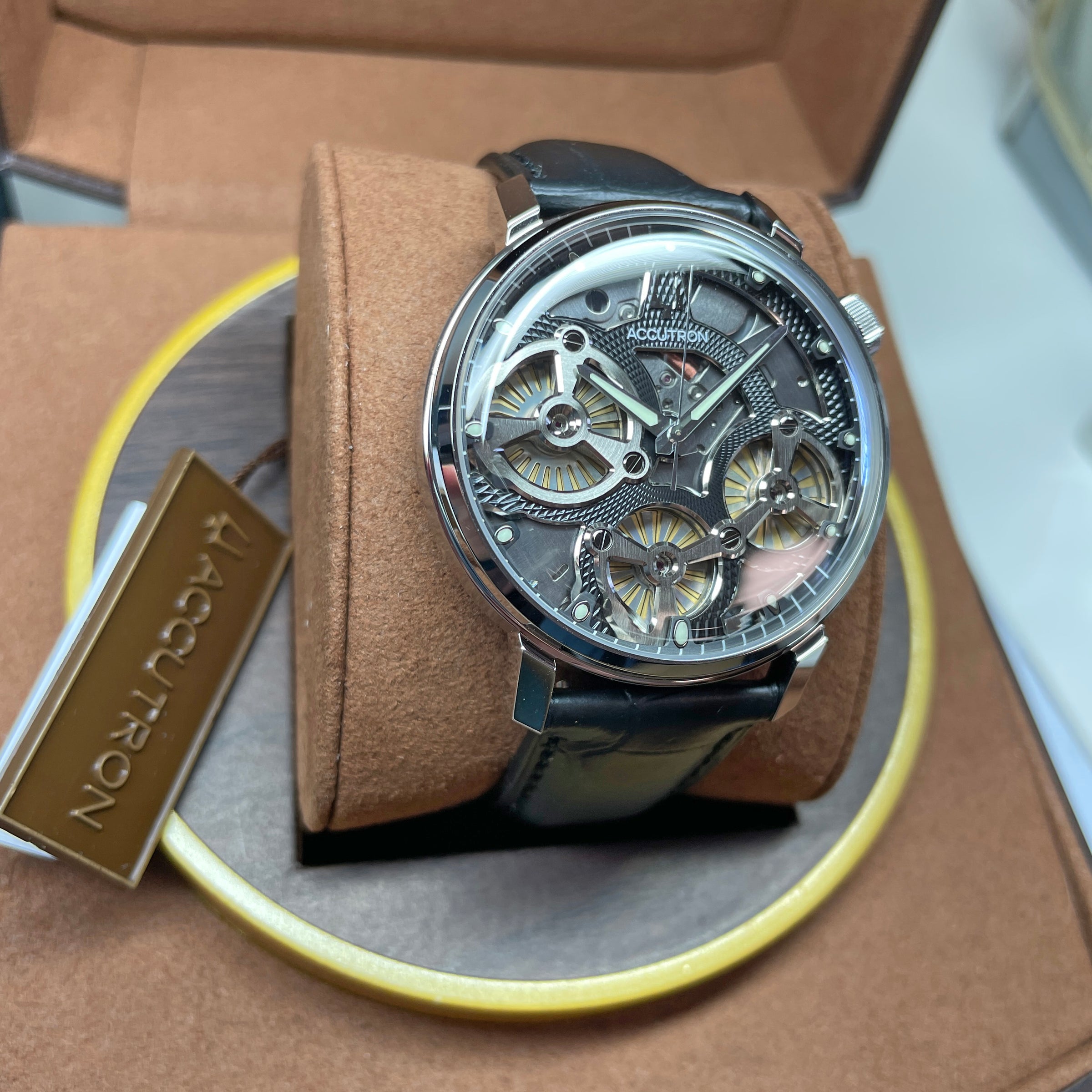 Accutron Spaceview Evolution Electroststatic 43.5MM Watch #26A210