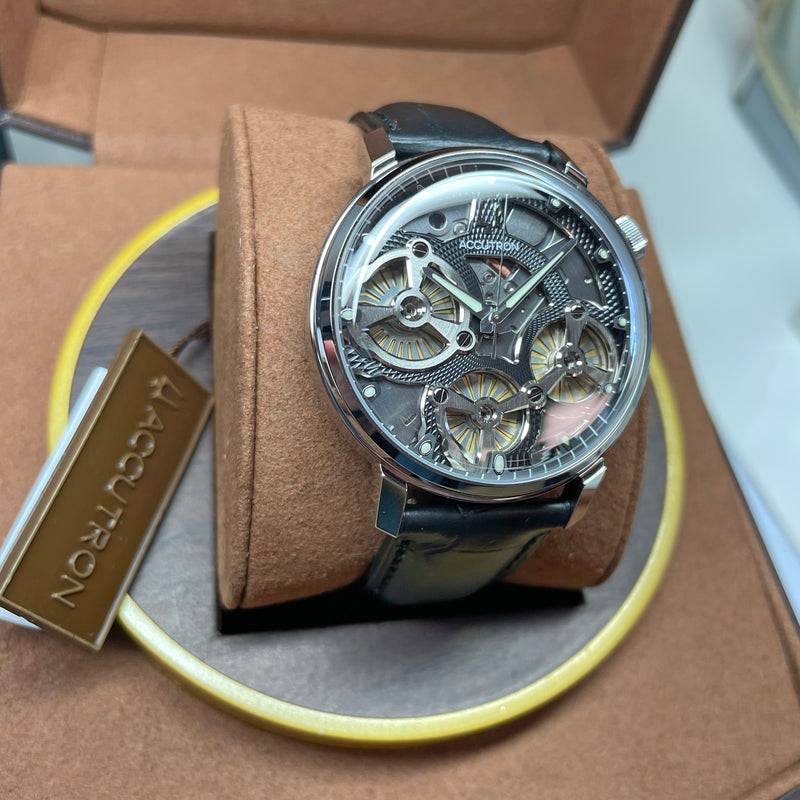 Accutron Spaceview Evolution Electroststatic 43.5MM Watch #26A210