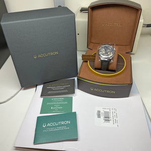 Accutron Spaceview Evolution ElectroStatic Black Dial Watch 26A210