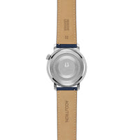 Accutron Spaceview Evolution Forged Carbon Dial Blue Strap Electrostatic Watch - NAGI