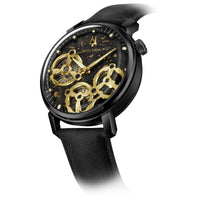 Accutron Spaceview Evolution Forged Carbon with Gold Dial Electrostatic Watch