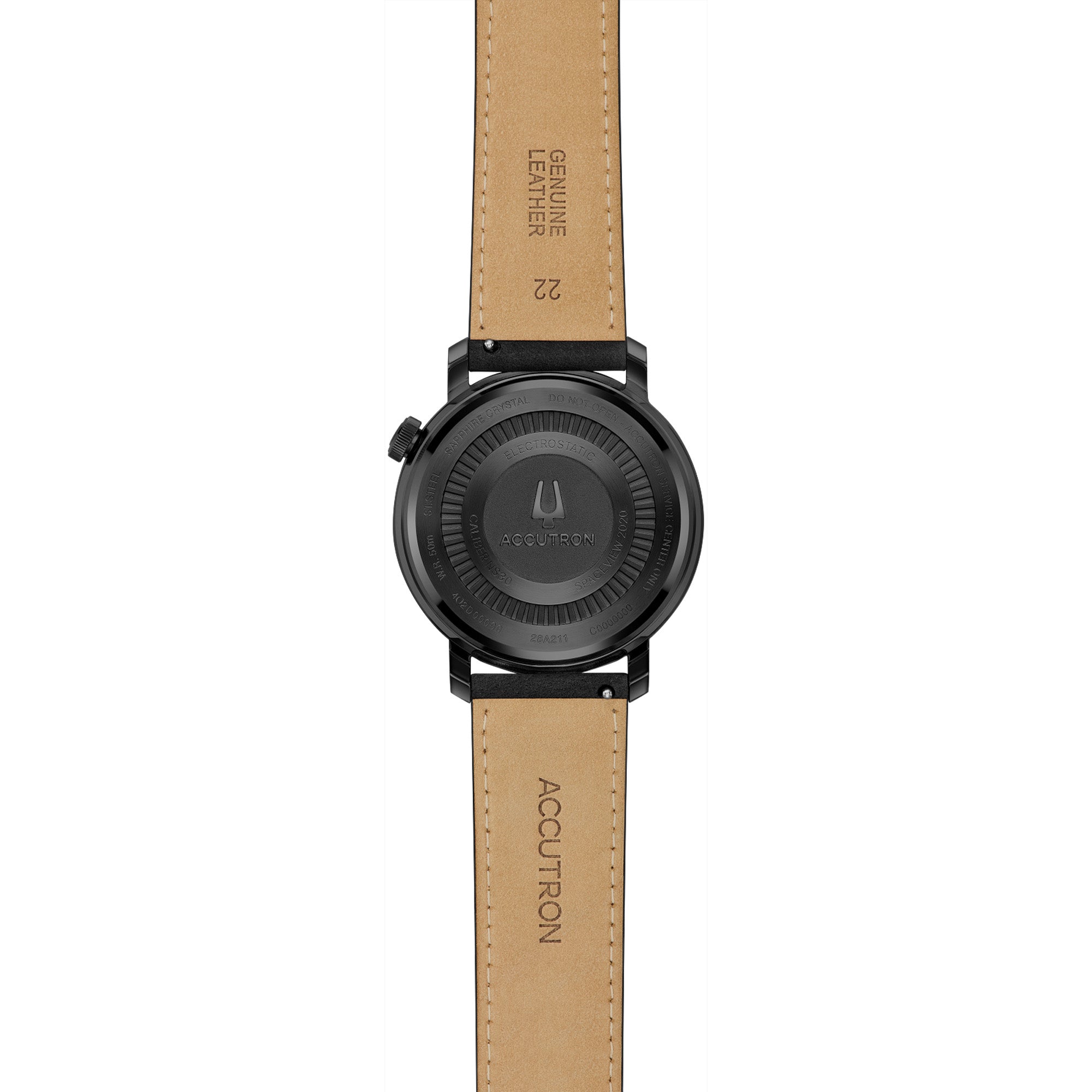 Accutron Spaceview Evolution Forged Carbon with Gold Dial Electrostatic Watch