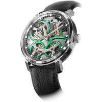 Accutron Spaceview 2020 Electrostatic Black Strap Watch