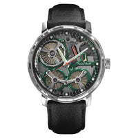 Accutron Spaceview 2020 Electrostatic Black Strap Watch