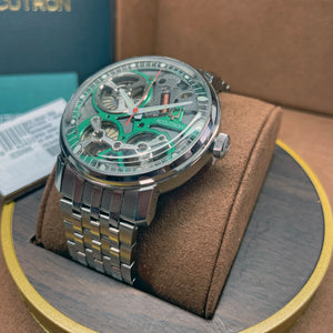 Accutron Spaceview 2020 ElectroStatic Steel Bracelet Watch 2ES6A006