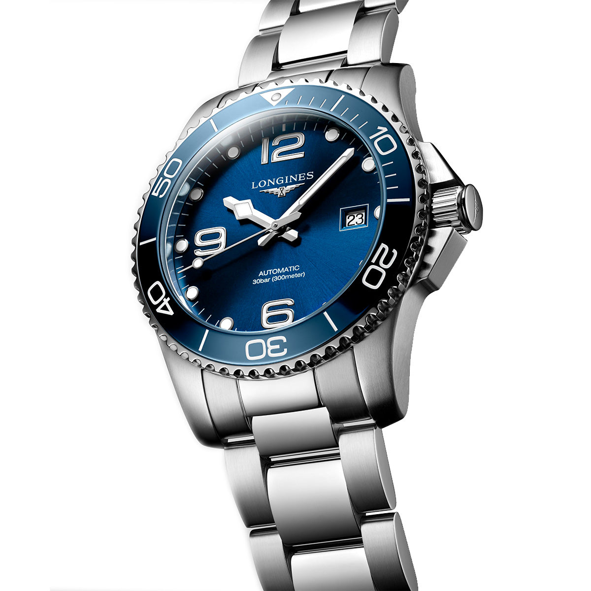 Longines Hydroconquest 41MM Automatic Watch Blue Dial Stainless Steel Bracelet L37814966