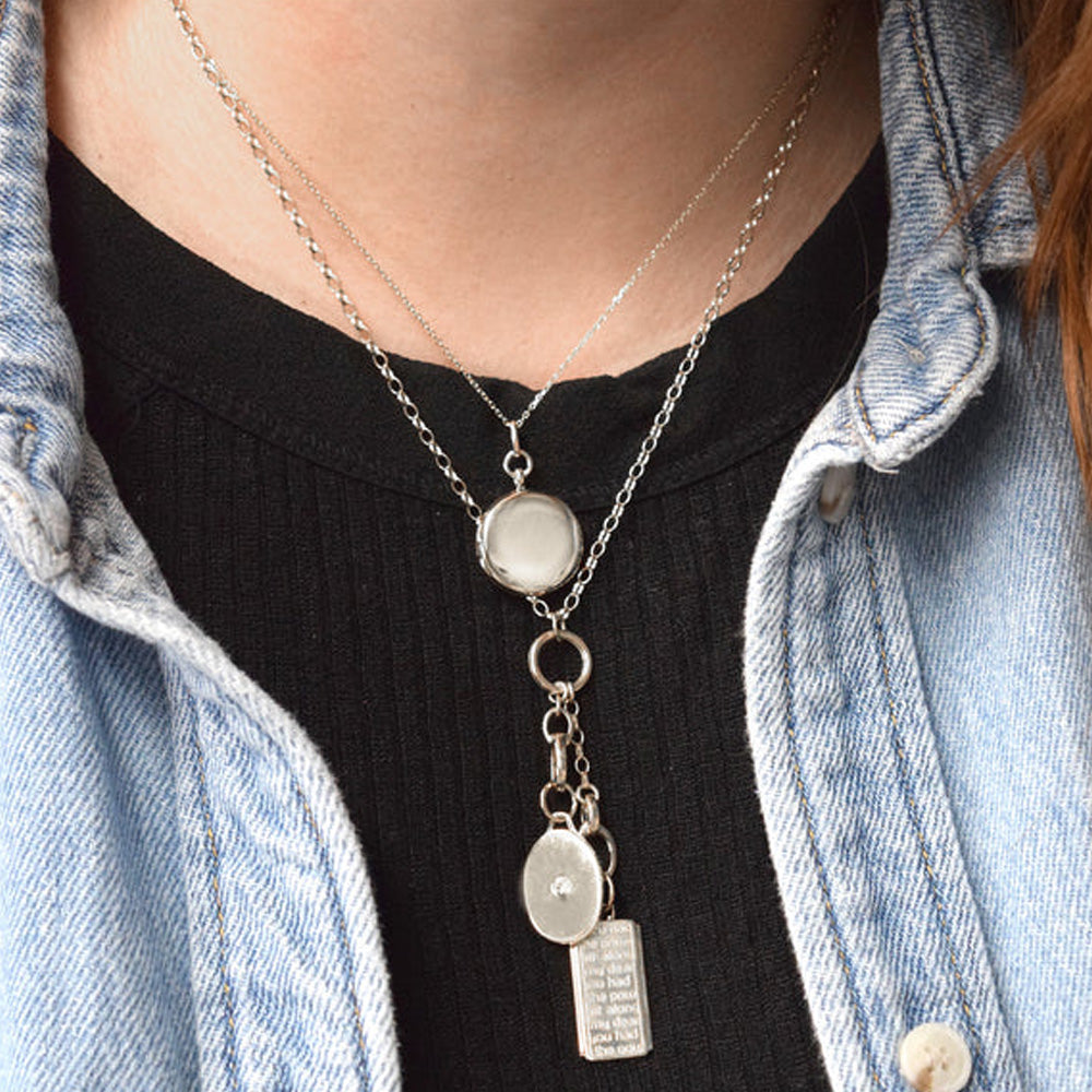 Slim Quinn Locket Necklace - NAGI