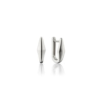 Sterling Silver Points North Earrings