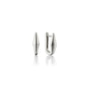 Monica Rich Kosann Sterling Silver "Points North" Earrings