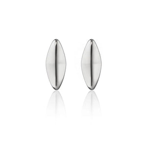 Monica Rich Kosann Sterling Silver Large "Points North" Earrings