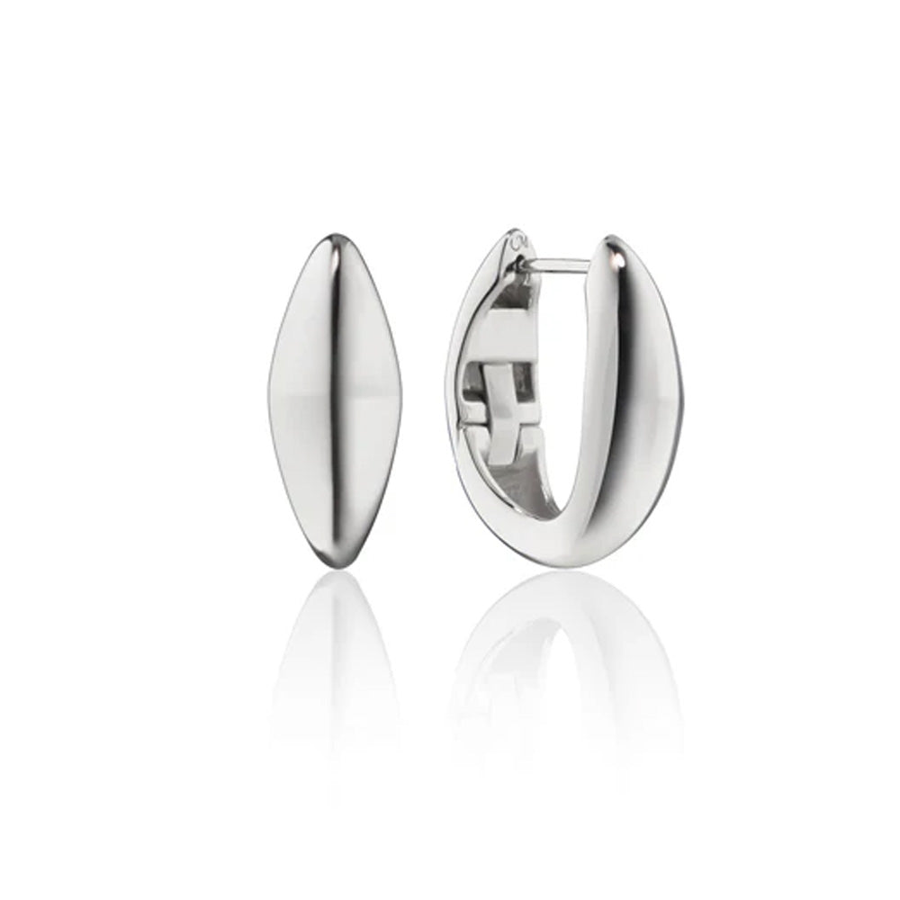 Sterling Silver Large Points North Earrings