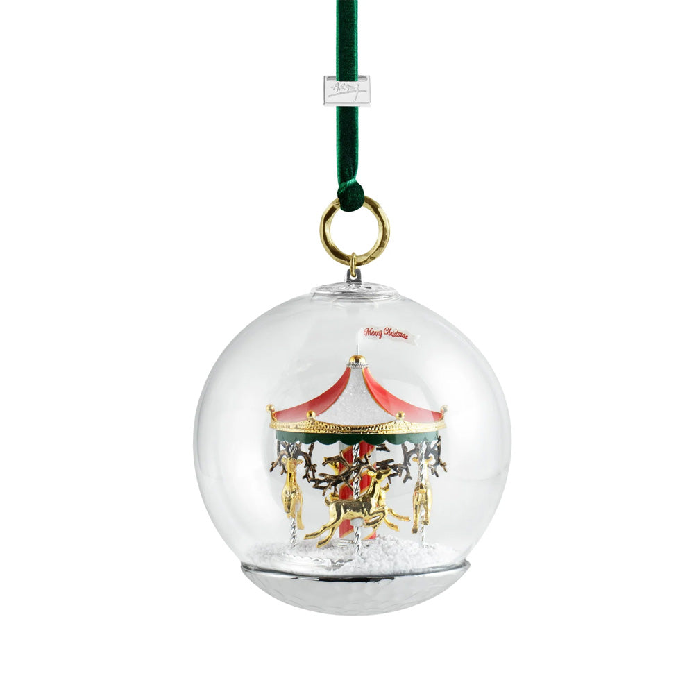 Michael Aram Merry-Go-Round Snow Globe Ornament