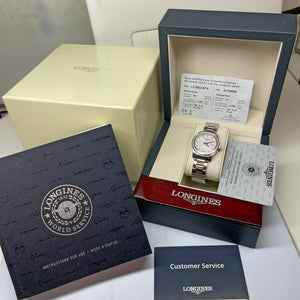 Longines Conquest 29.5MM Quartz Mother of Pearl Stainless Steel Watch L33000876