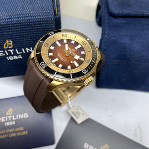 Pre-Owned Breitling Superocean Bronze Brown Auto 44mm  N17376201Q1S1