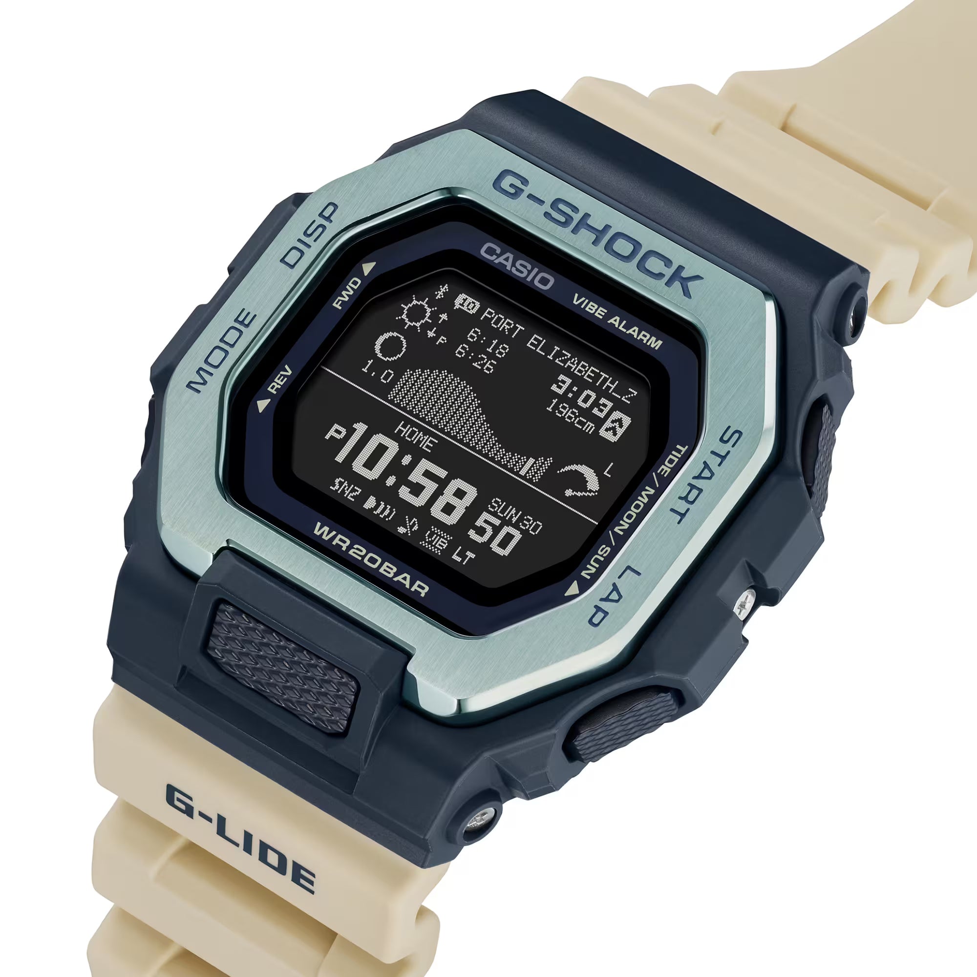 Casio G-SHOCK G-LIDE GBX100TT-2 Blue Neutral Surf Surfer Men's 