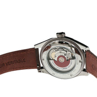 Oris Big Crown Pointer Date Black Dial 40mm Steel Brown Leather Watch