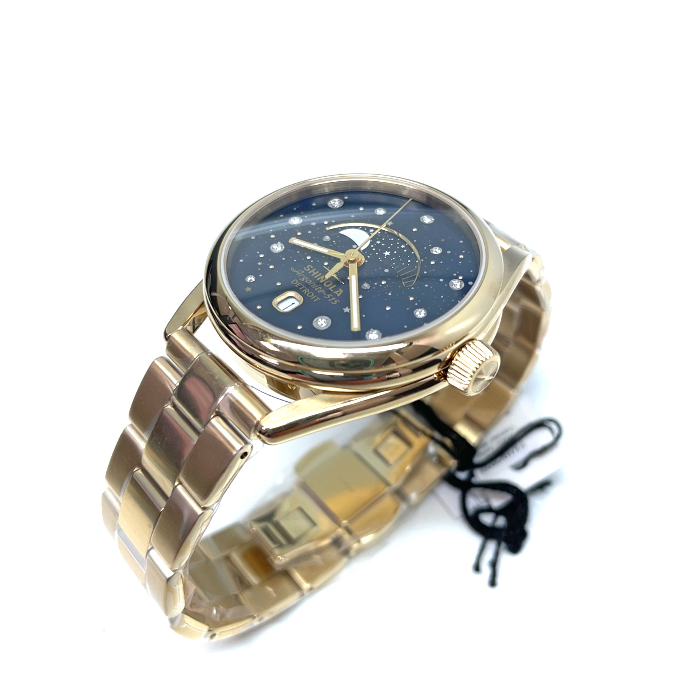 Shinola 38MM Derby Celestial Limited Edition Midnight Blue Dial Watch - NAGI