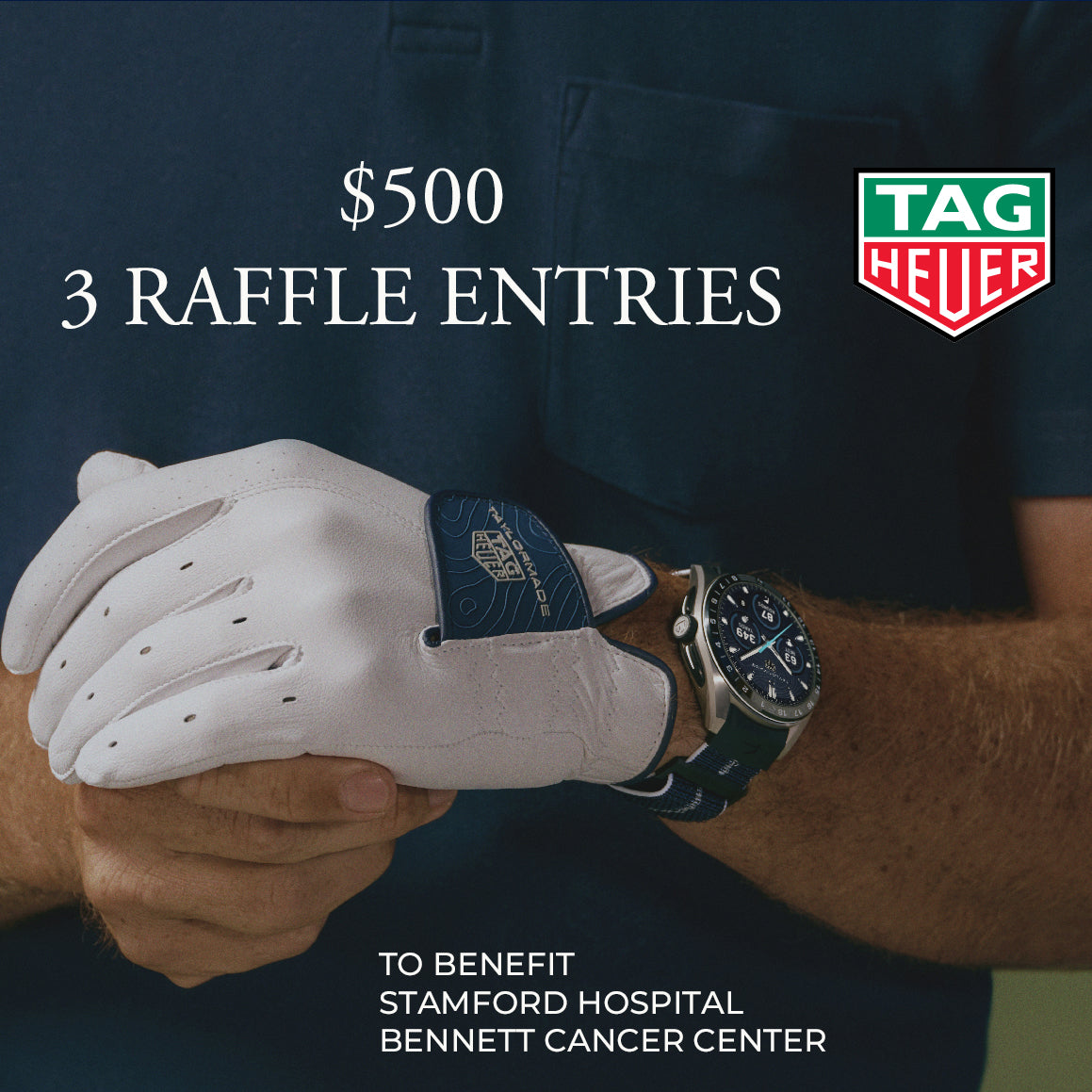 THREE (3) Raffle Prize Entries to benefit Stamford Hospital Bennett Cancer Center
