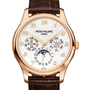 Pre-owned Patek Philippe Perpetual Calendar 39mm Rose Gold Ref. 5327R-001