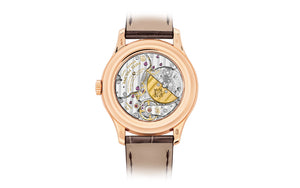 Pre-owned Patek Philippe Perpetual Calendar 39mm Rose Gold Ref. 5327R-001