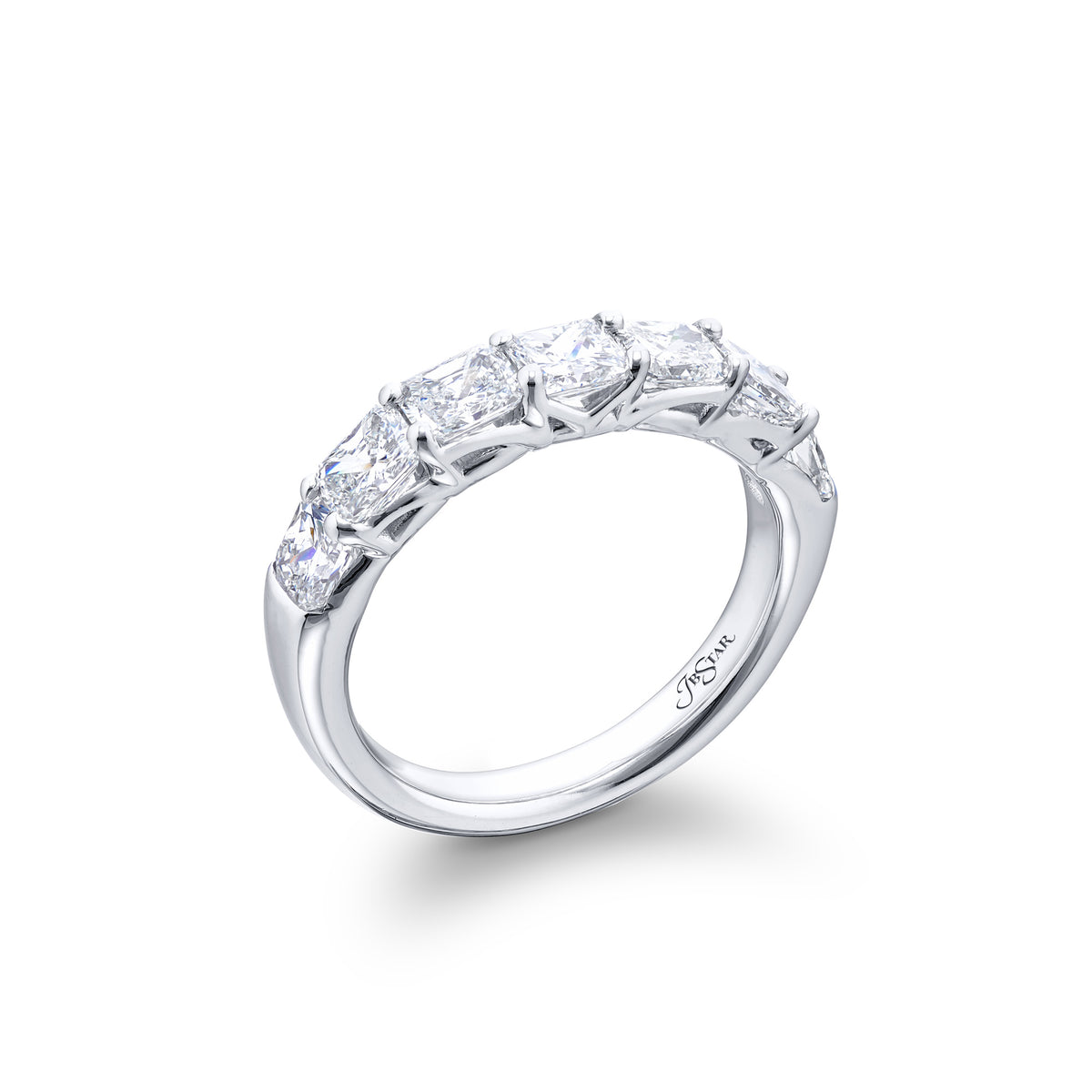 JB Star 7-Stone Radiant Diamond Band - NAGI