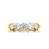 JB Star 5 Round Diamond Anniversary Band 18K Yellow Gold