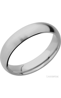 5 mm wide Domed Titanium band. - NAGI