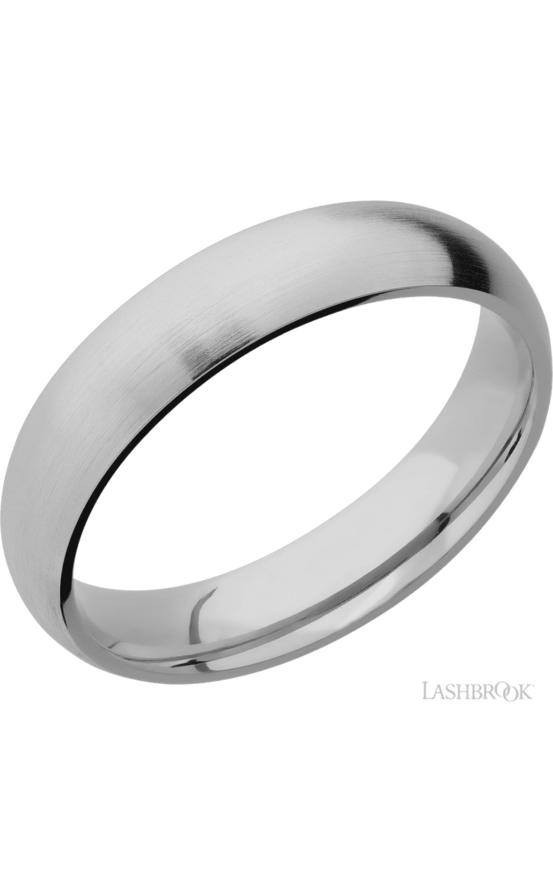 5 mm wide Domed Titanium band. - NAGI