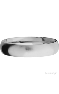 5 mm wide Domed Titanium band. - NAGI