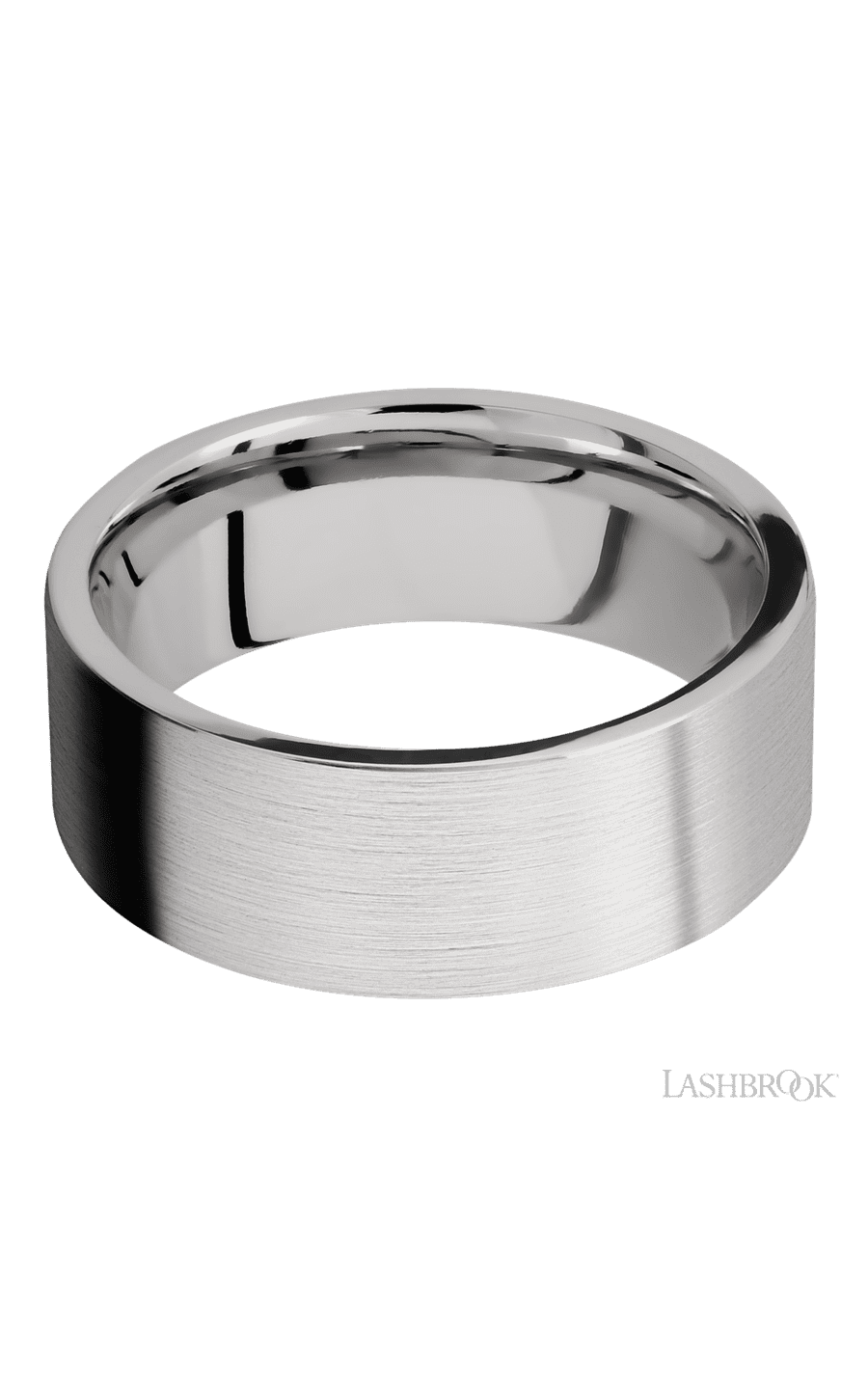 8 mm wide Flat Cobalt Chrome band. - NAGI