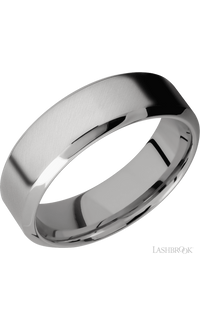 7 mm wide High Bevel Titanium band. - NAGI