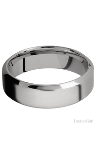 7 mm wide High Bevel Titanium band.