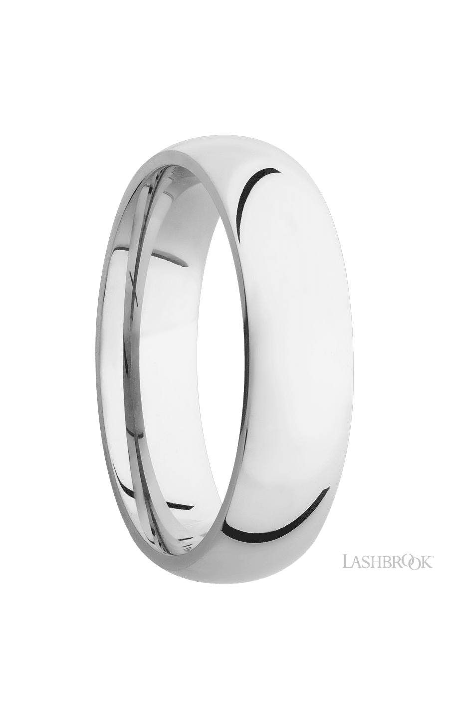 6 mm wide Domed Cobalt Chrome band. - NAGI