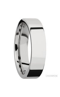 6 mm wide Flat Cobalt Chrome band.