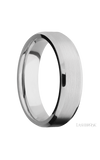 6 mm wide Beveled Platinum band.