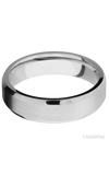 6 mm wide Beveled Platinum band.